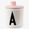 Roze drinktuit voor design letter bekers - Melamine 